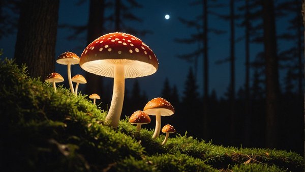 Éclairez vos nuits avec une veilleuse champignon apaisante